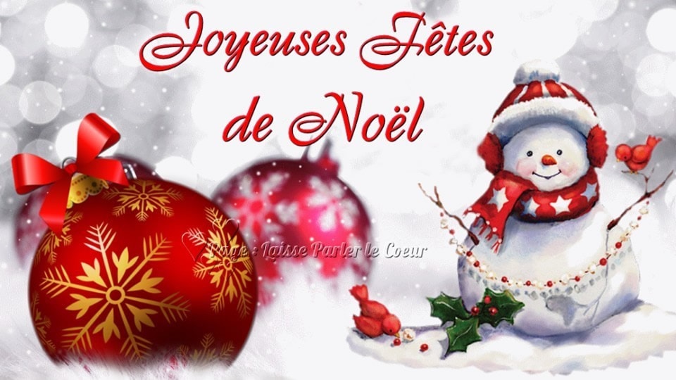 Joyeuses Fêtes de Noël