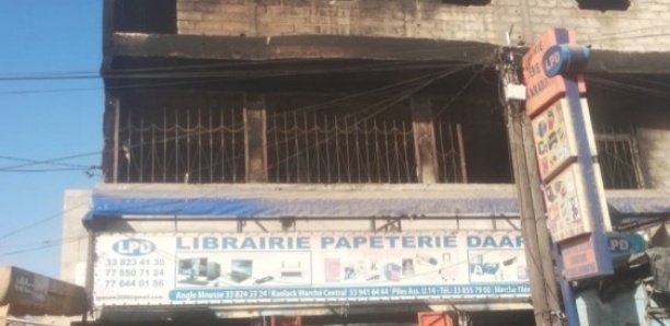 Incendie à la librairie Daradji : Plus de 100 millions emportés par les flammes