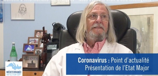 Coronavirus : Pr Didier Raoult fait le point