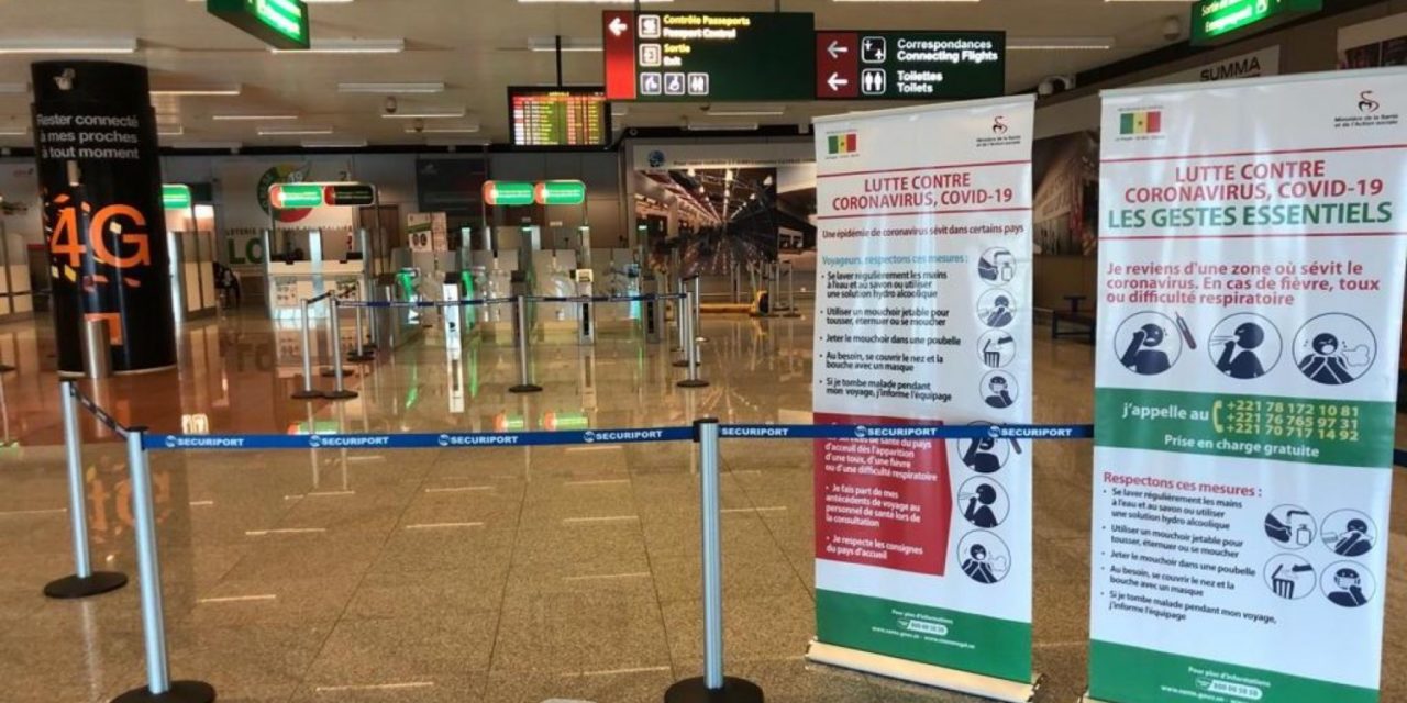 TRANSPORT AÉRIEN: Le Sénégal ferme totalement ses frontieres