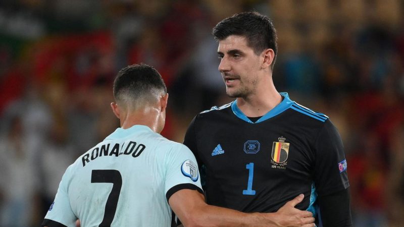 EURO 2020: Ce qu’a dit Cristiano Ronaldo à Thibaut Courtois après l’élimination du Portugal