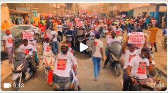 vidéo du collectif des jeunes du Médina lors du marche pour « bamba dégage » »