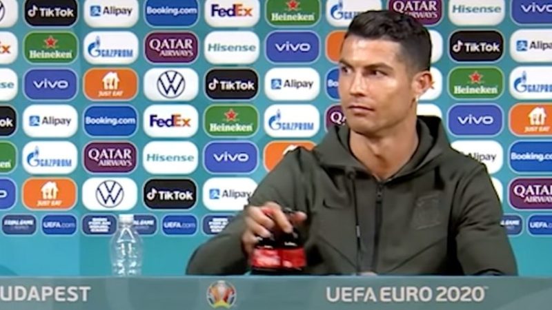 EURO 2020: Ronaldo et Coca-Cola, UEFA : « Aucune procédure disciplinaire ne sera ouverte »