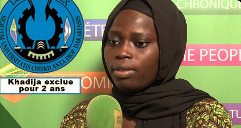 Ucad : Khadija Goudiaby exclue, dit être malade au moment des faits » (vidéo)
