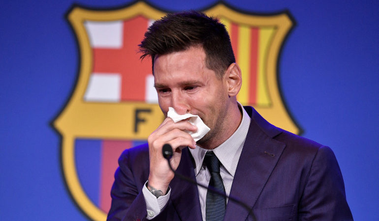 Les adieux larmoyants de Lionel Messi au Camp Nou