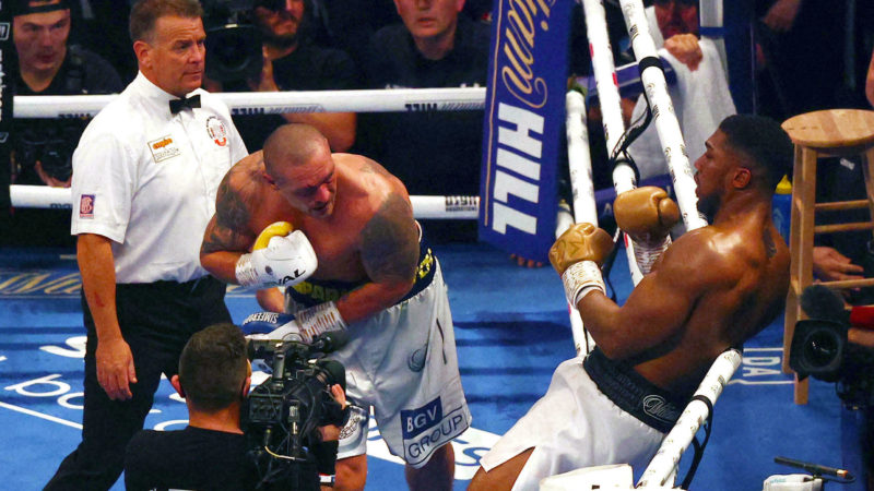 Boxe: Anthony Joshua défait par l’ukrainien Oleksandr Usyk